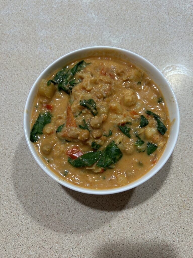 Garbanzo bean curry